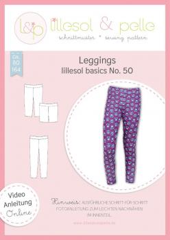 Papierschnittmuster lillesol basics No.50 Leggings